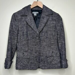 Ann Taylor Petites Suit Jacket Size 4P Career Work Professional
